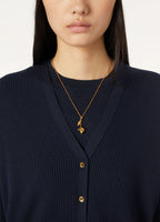 RIBBED ROYAL LIGHTNESS CARDIGAN SW.WOOL SILK GG18_FAP0887_W000_2