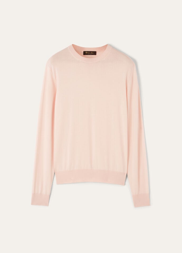 ROYAL LIGHTNESS CREWNECK SWEATER WOOL SILK GG 18_FAP0146_30I3_5