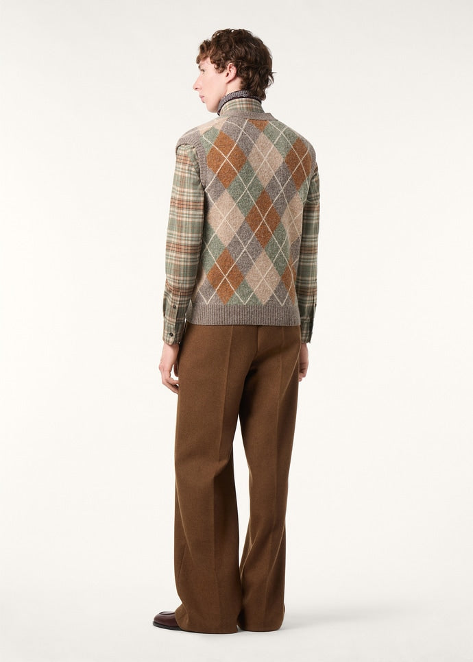 DRUMOAK ARGYLE VEST SWEATER WOOL GG 12_FAQ0843_F7KS_4