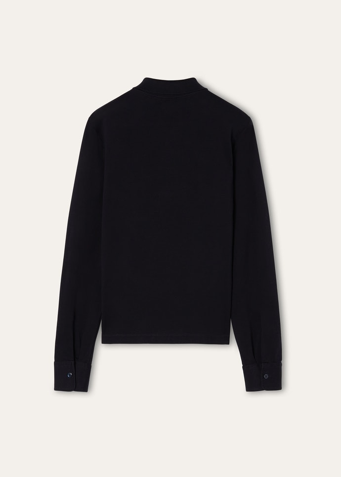 AZEGLIO POLO LS COMFORT PIQUE COTTON_FAP8902_W000_2