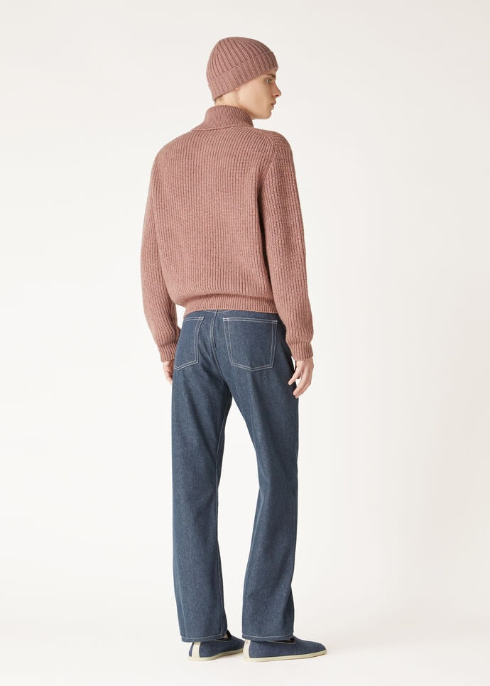 LORO BULKY HALFNECK SWEATER RECYCLED CASH GG 5_FAO4440_R0B2_8