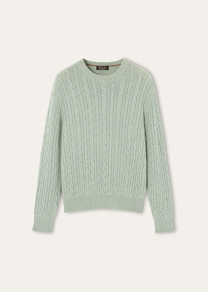 BABY CASH LIGHT TRECCIA CREWNECK SWEATER GG 12_FAO5736_J1YI_5