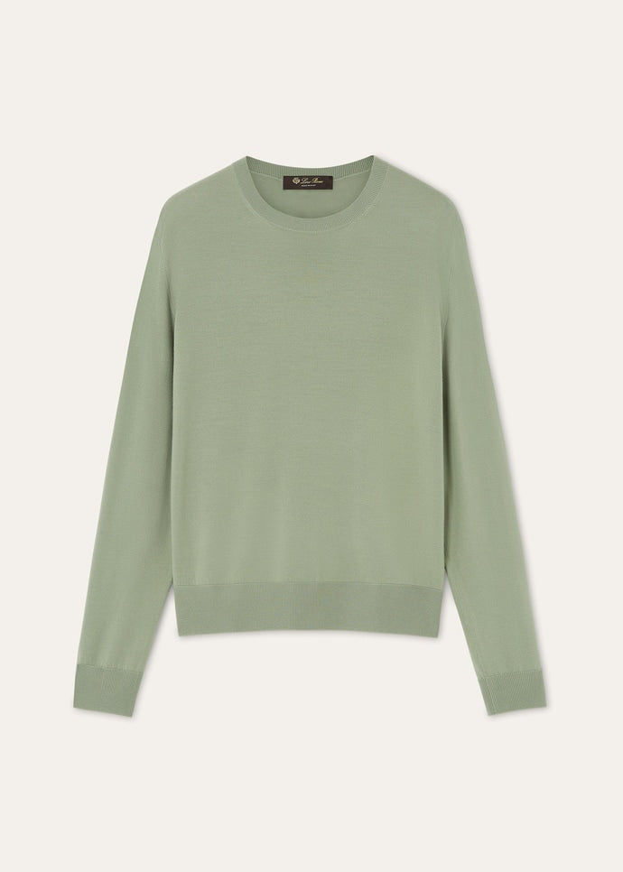 ROYAL LIGHTNESS CREWNECK SWEATER WOOL SILK GG 18_FAP0146_51CF_5