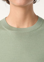 ROYAL LIGHTNESS CREWNECK SWEATER WOOL SILK GG 18_FAP0146_51CF_2