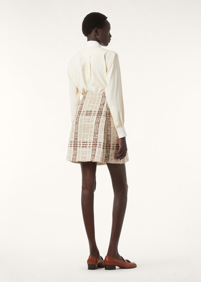 STEFANIE SKIRT CHECK TWEED_FAP7887_F7JZ_4